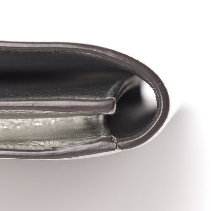 Saint Laurent Metallic Calfskin Monogram Large Belle De Jour Clutch Silver 8 of 9