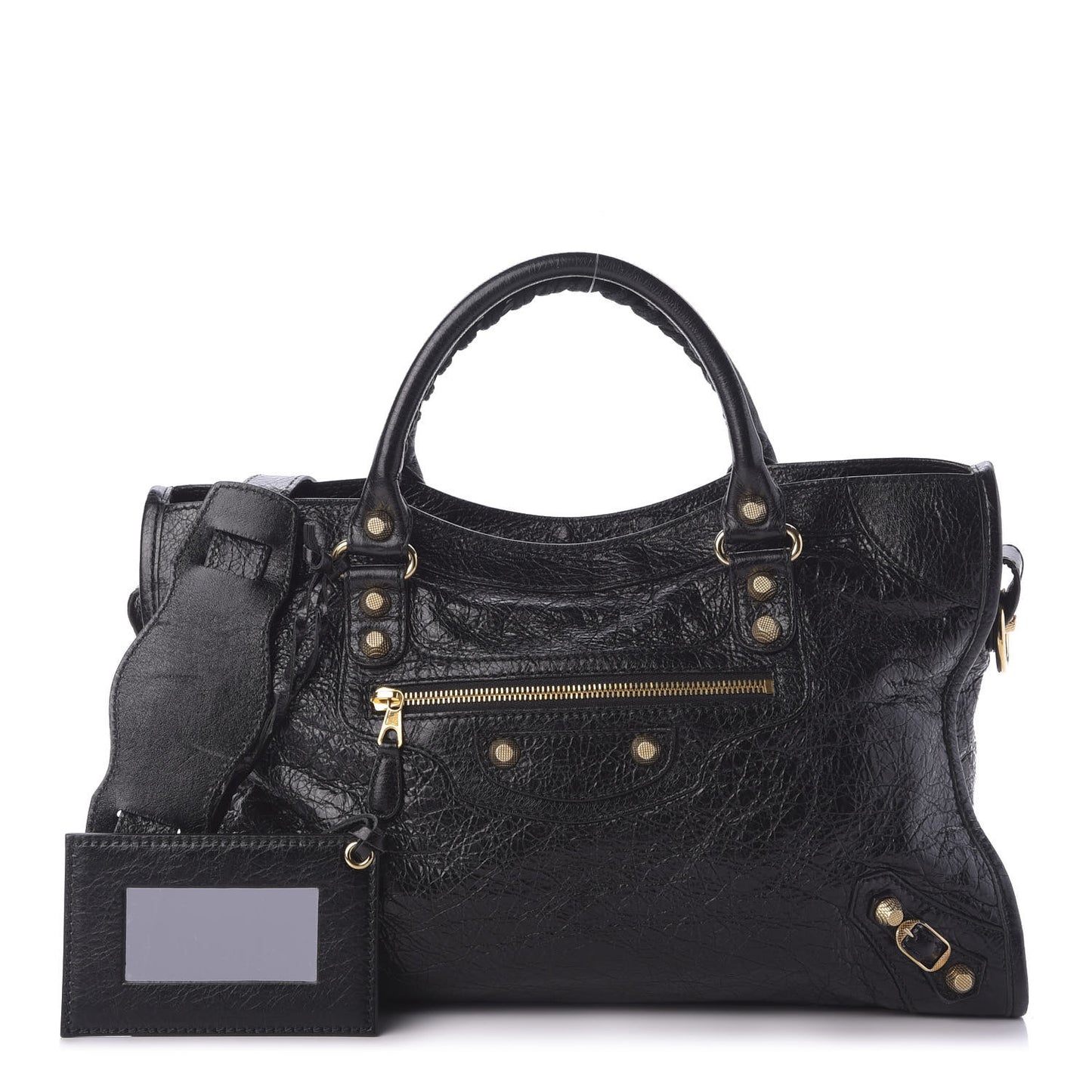 Agneau Giant 12 Gold Hardware City Black
