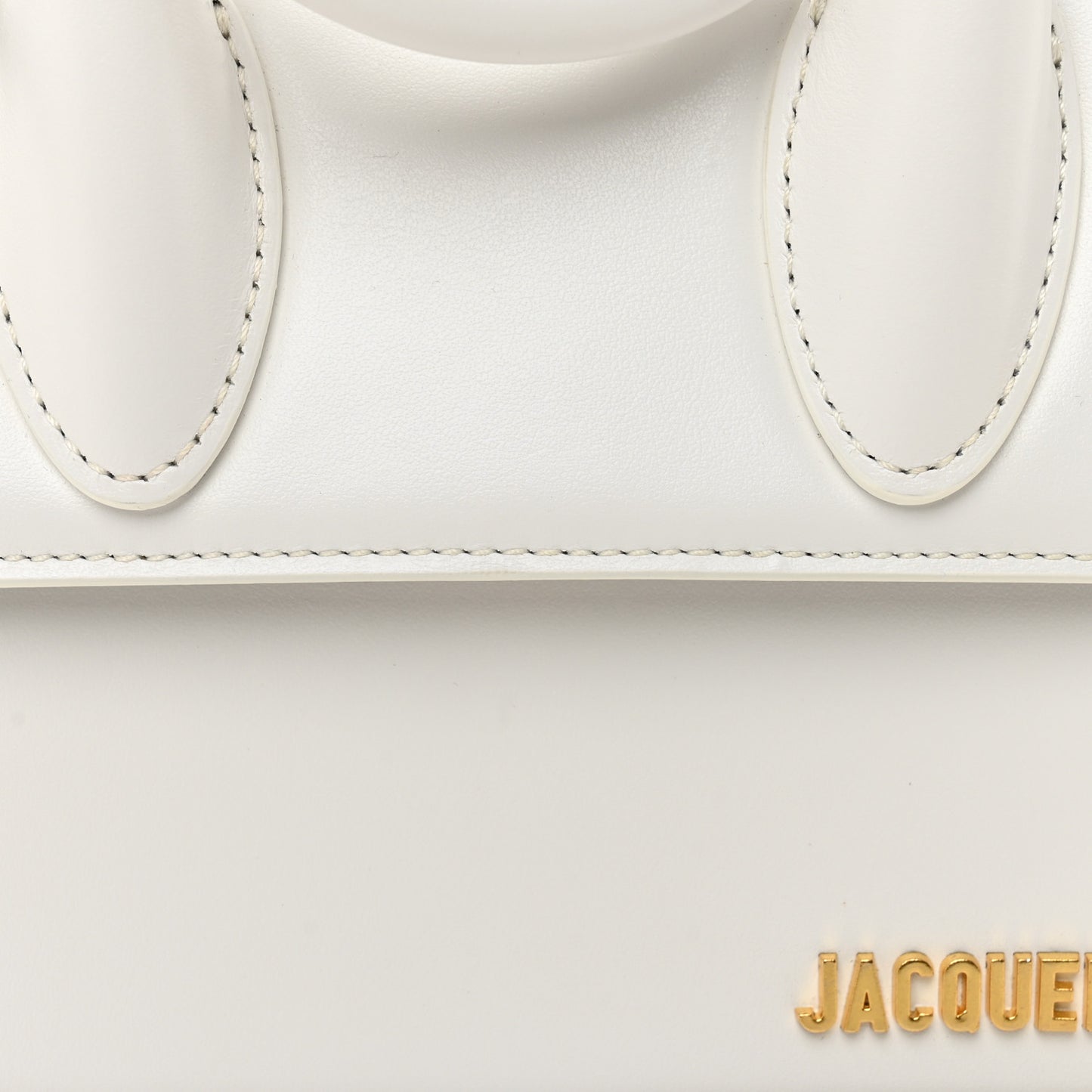 Smooth Calfskin Le Chiquito Noeud White