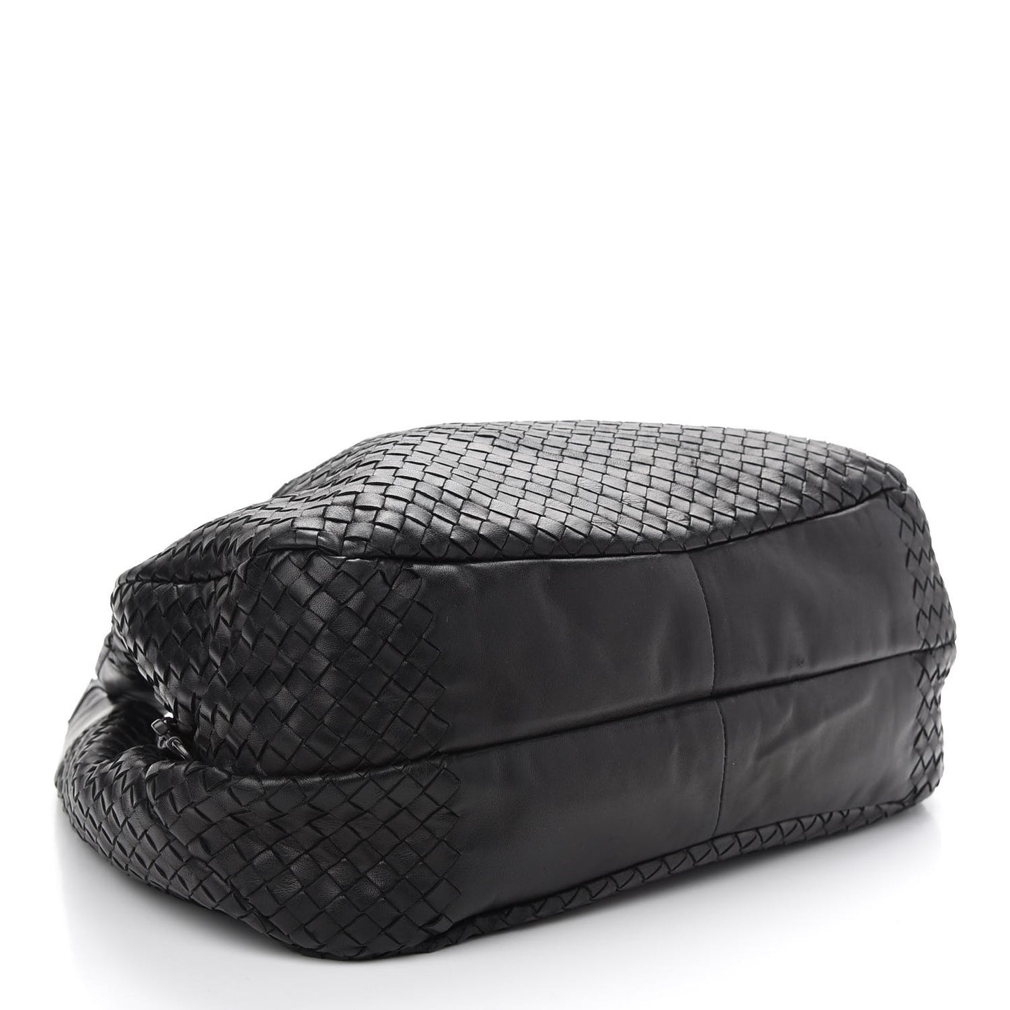 Nappa Intrecciato Medium Campana Black