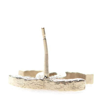 Chanel Quilted CC Earrings Gold 4 of 6