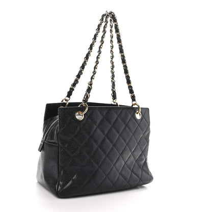 Chanel Caviar Quilted Petit Timeless Tote PTT Black 3 of 11