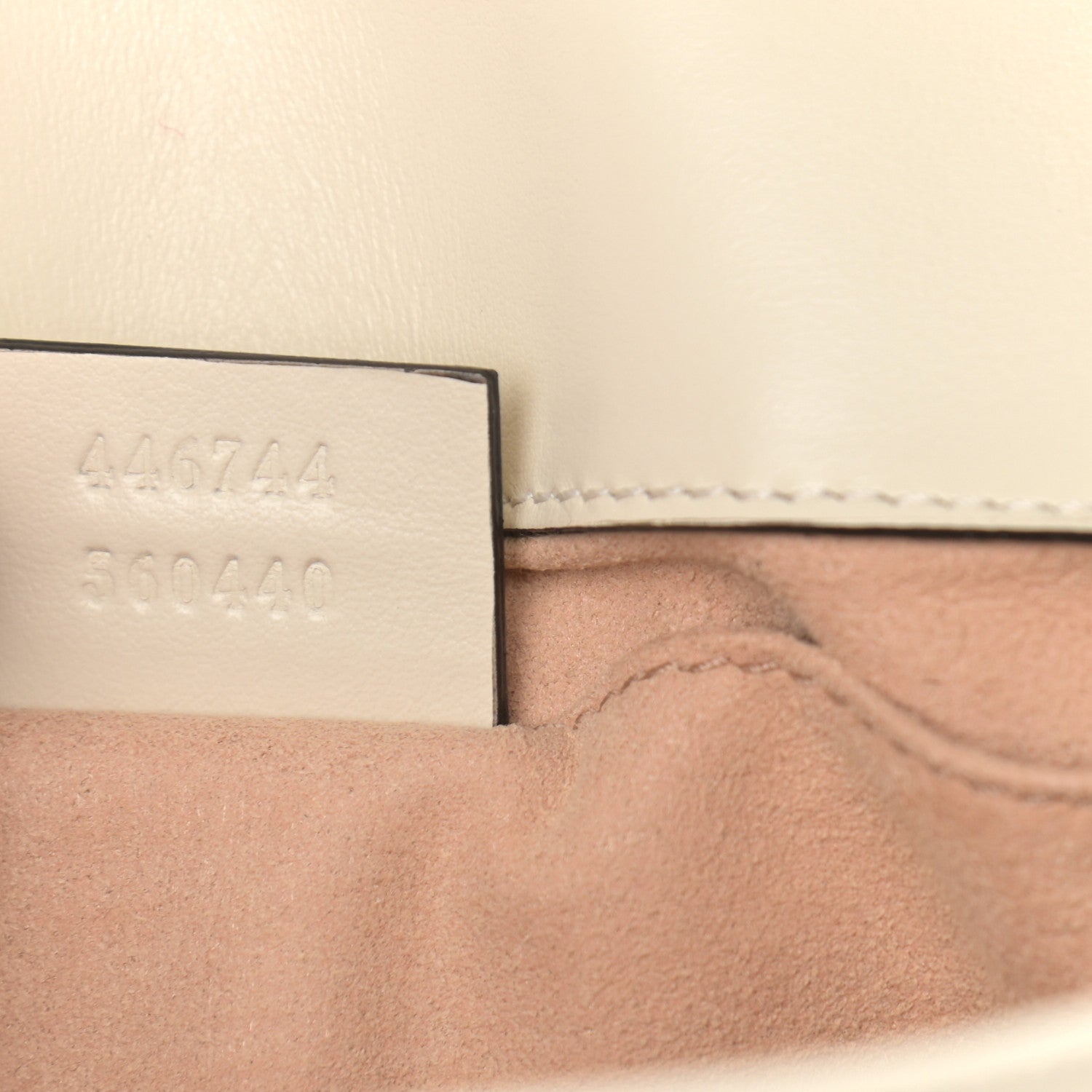 Gucci Calfskin Matelasse Mini GG Marmont Shoulder Bag White 7 of 9