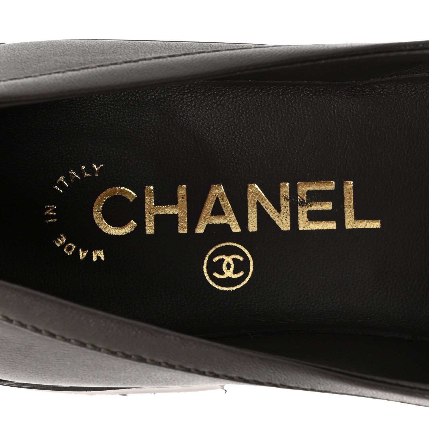 Chanel Lambskin Quilted CC Turnlock Loafers 38.5 Brown 7 of 9