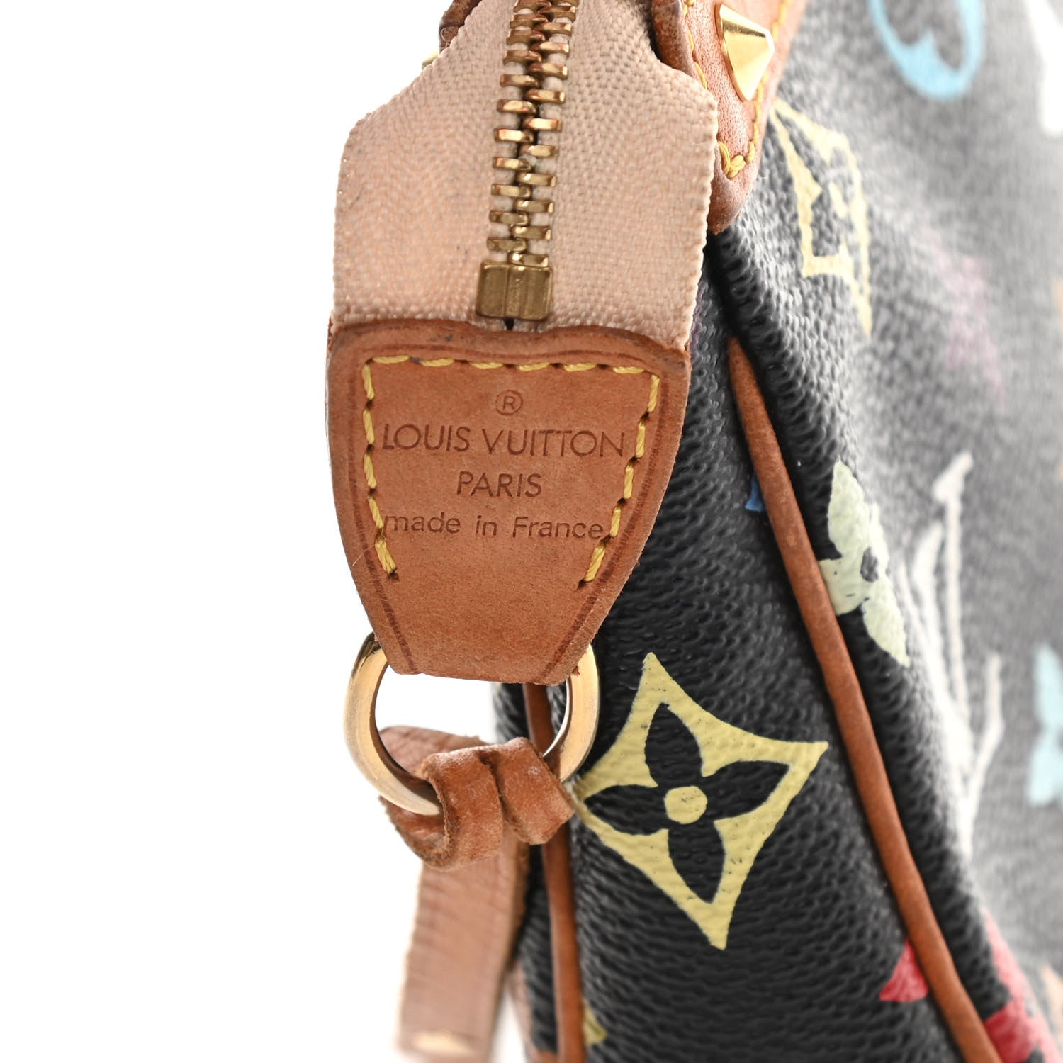 Louis Vuitton Monogram Multicolor Pochette Accessories Black 7 of 16