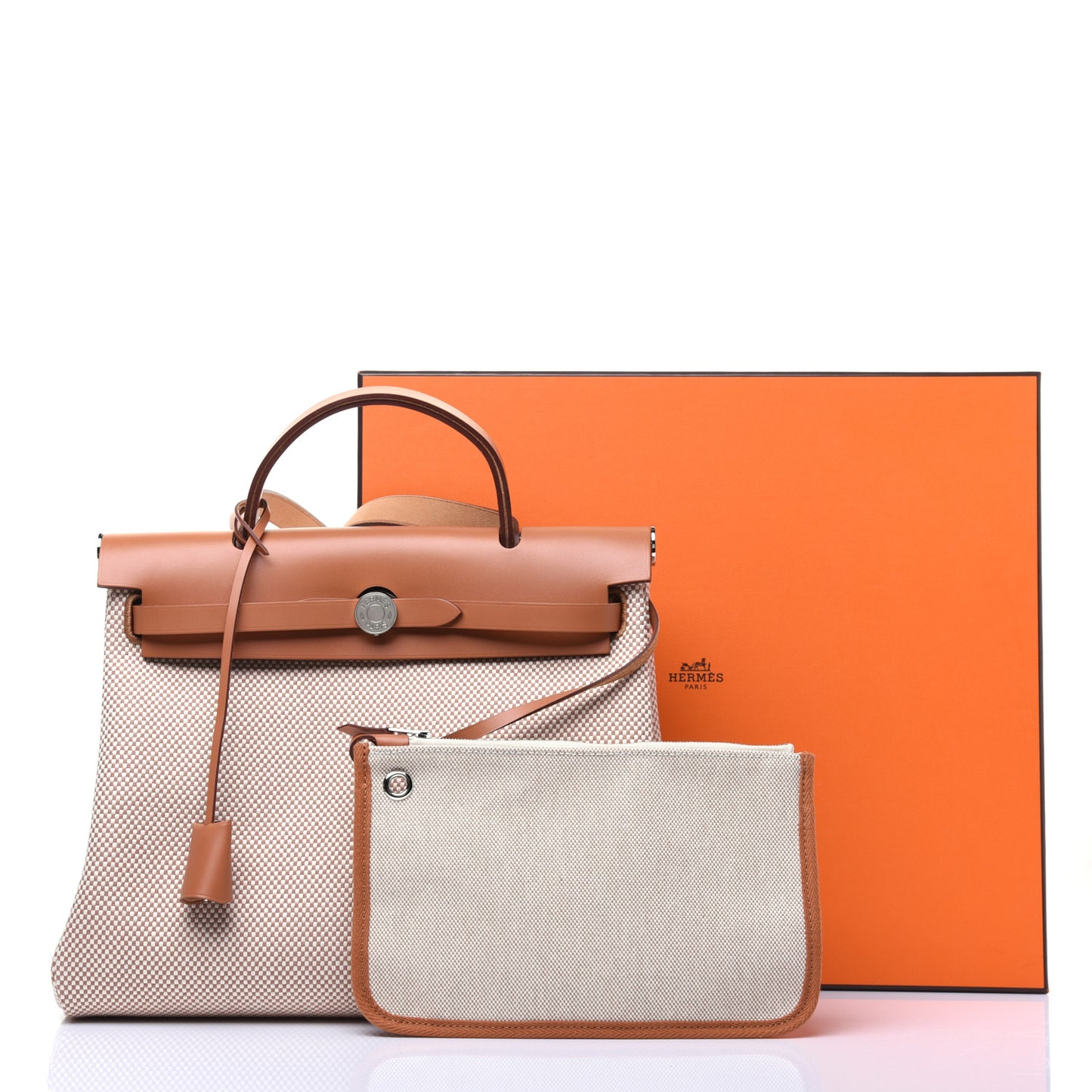 Vache Hunter Criss Viking Herbag Zip Retourne 31 PM Ecru Beige Naturel