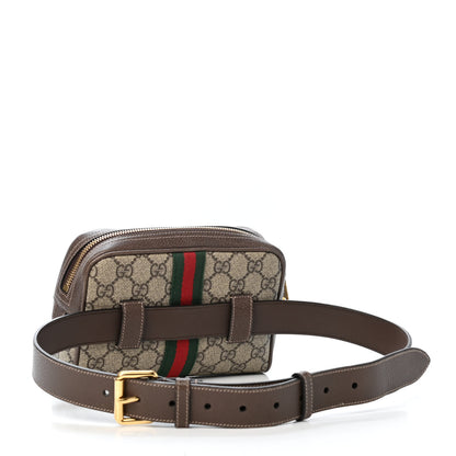 Gucci GG Supreme Monogram Web Small Ophidia Belt Bag 85 34 Dark Brown 2 of 4