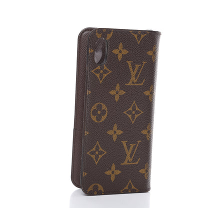 Louis Vuitton Monogram iPhone XS Max Folio Case 3 of 10