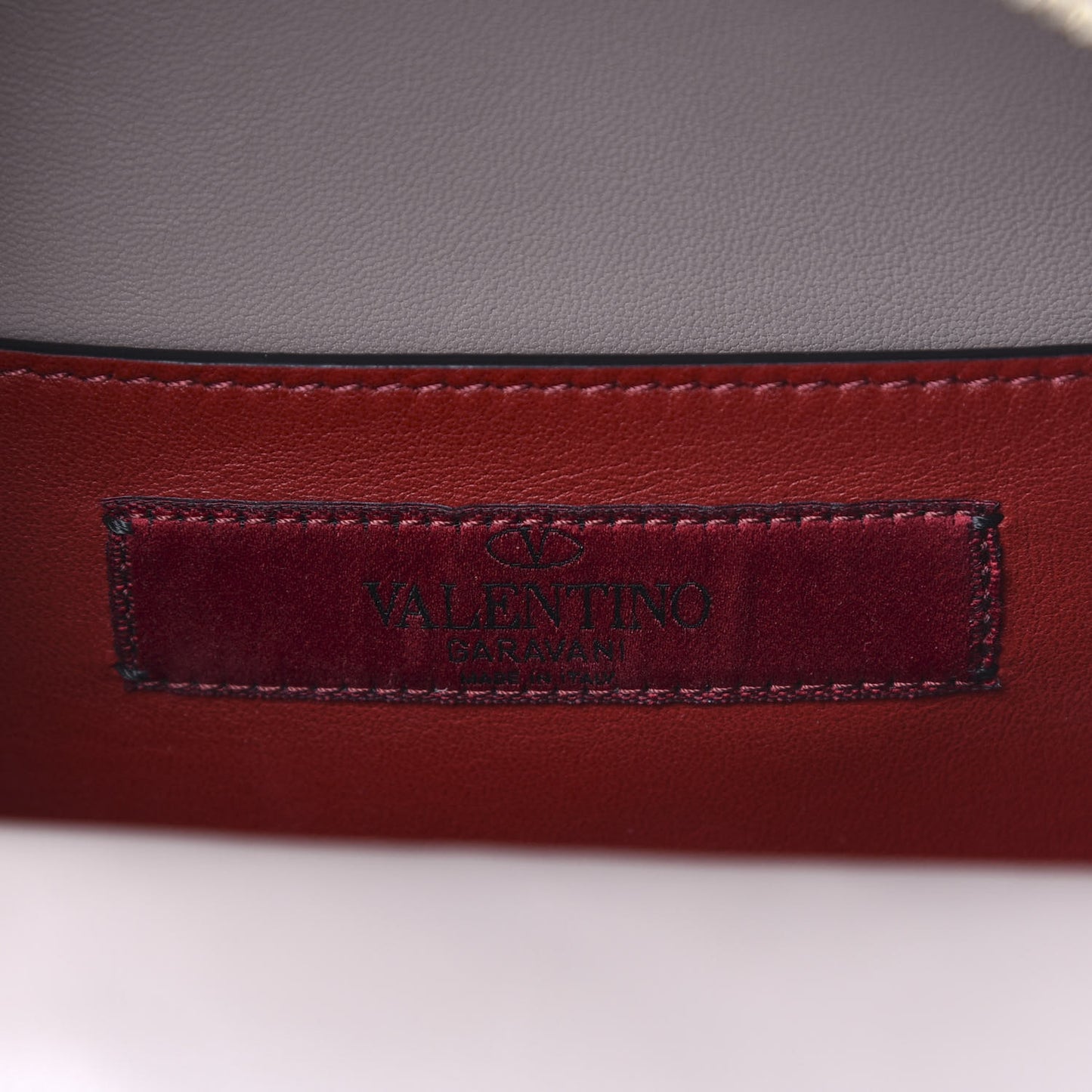 Nappa Quilted Mini Rockstud Spike Backpack Poudre