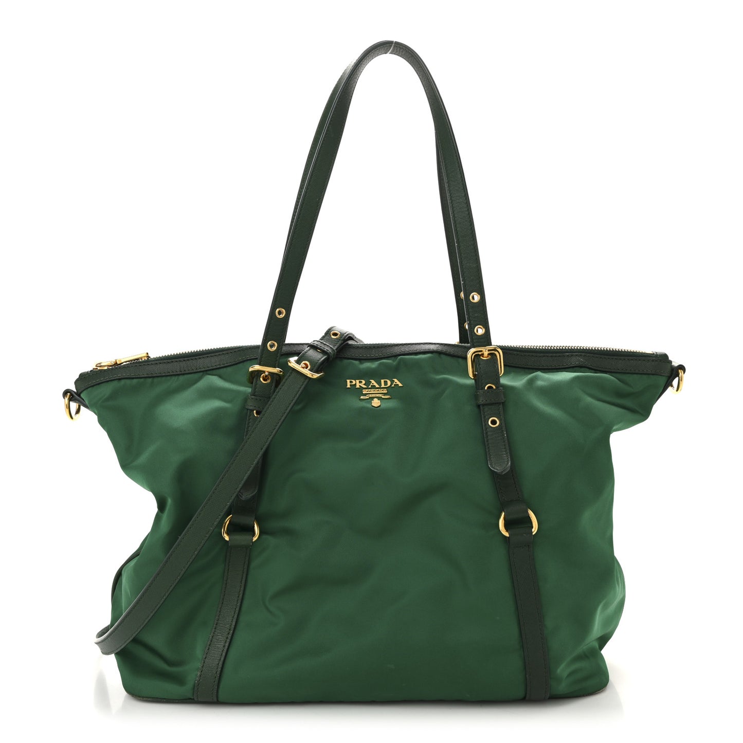 Tessuto Nylon Saffiano Tote Oleandro
