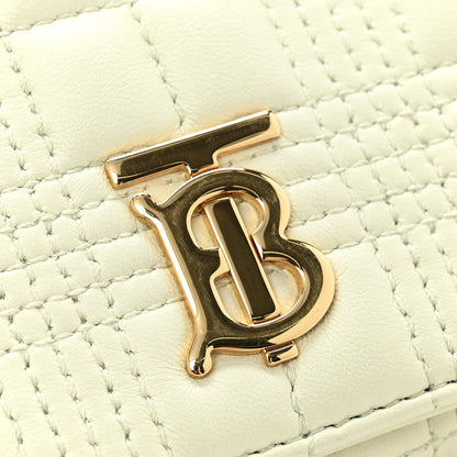 Burberry Lambskin Quilted Small Lola Folding Wallet Pistachio 9 of 10