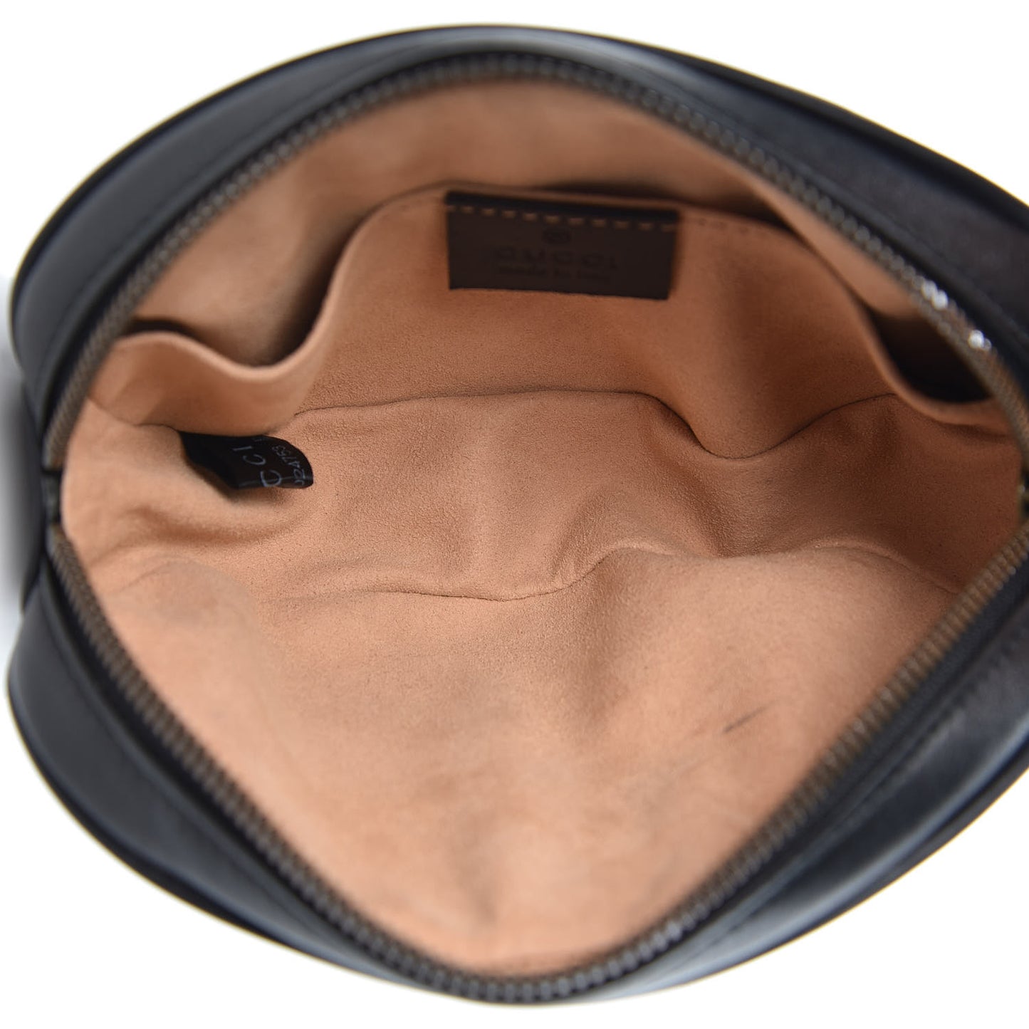 Calfskin Matelasse GG Marmont Belt Bag 95 38 Black