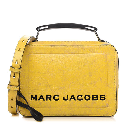 Marc Jacobs Calfskin The Box 20 Crossbody Yellow 1 of 10