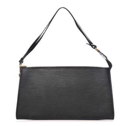 Louis Vuitton Epi Pochette Accessories 24 Black 1 of 10