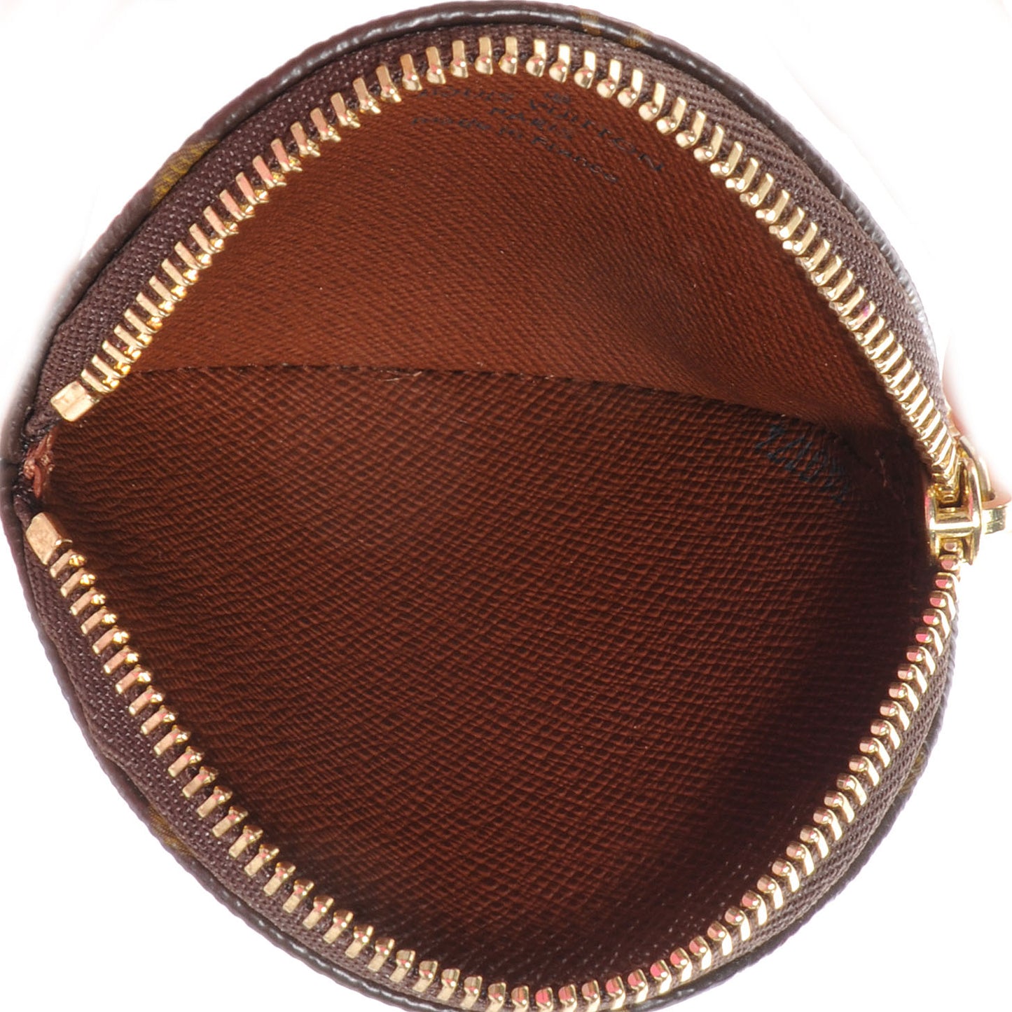 Monogram Round Coin Purse