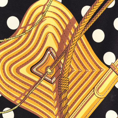 Hermes Silk Clic Clac a Pois Maxi Twilly 7 of 9