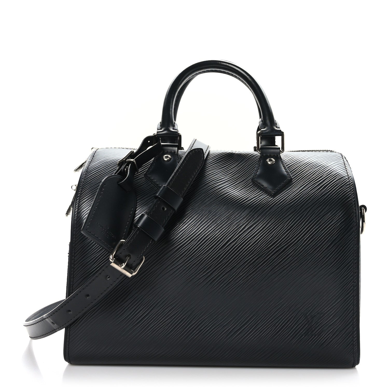 Louis Vuitton Epi Speedy Bandouliere 25 Black 1 of 11