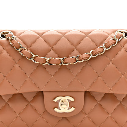 Chanel Lambskin Quilted Small Double Flap Brown 8 of 11