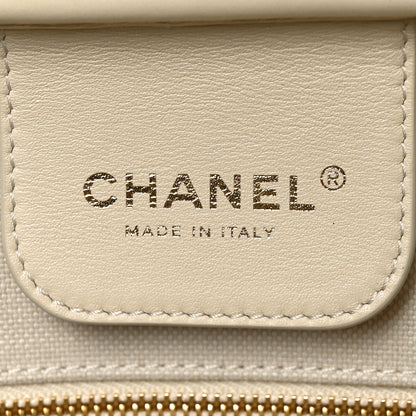 Chanel Suede Calfskin Quilted Large Perfect Bowling Bag Grey 6 of 10