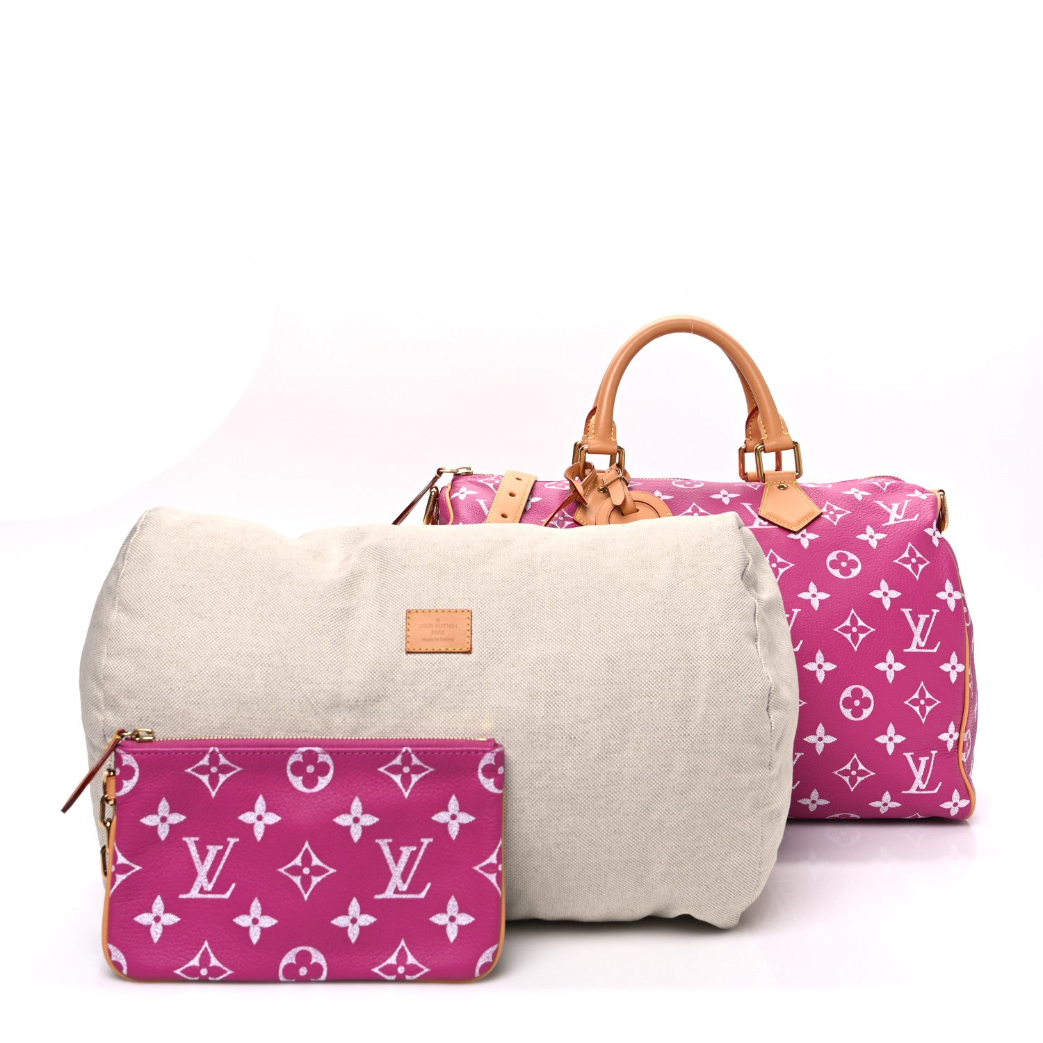 Louis Vuitton Calfskin Monogram Speedy P9 Bandouliere 40 Agate 3 of 11