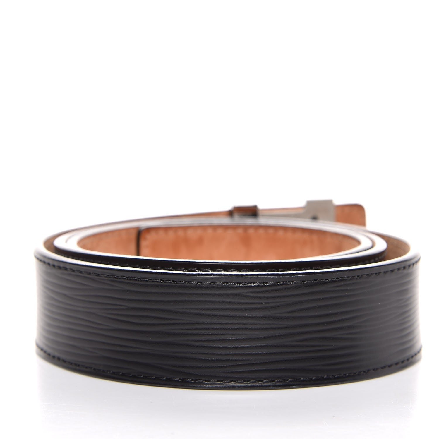 Louis Vuitton Epi 30mm LV Initiales Belt 85 34 Black 3 of 8