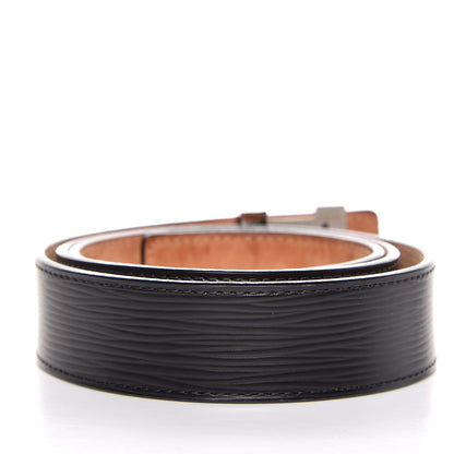 Louis Vuitton Epi 30mm LV Initiales Belt 85 34 Black 3 of 8