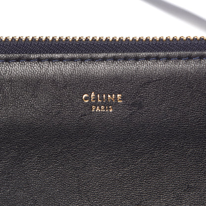 Celine Lambskin Small Trio Crossbody Bag Navy Blue 11 of 13