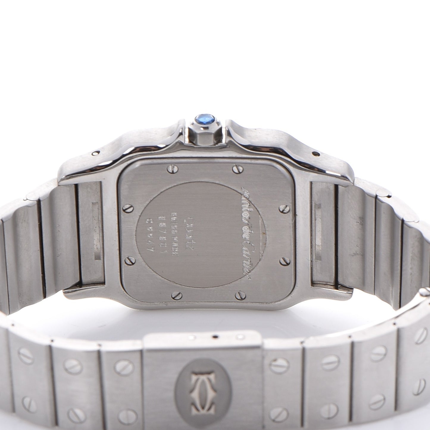 Stainless Steel 29mm Santos De Galbee Quartz Watch