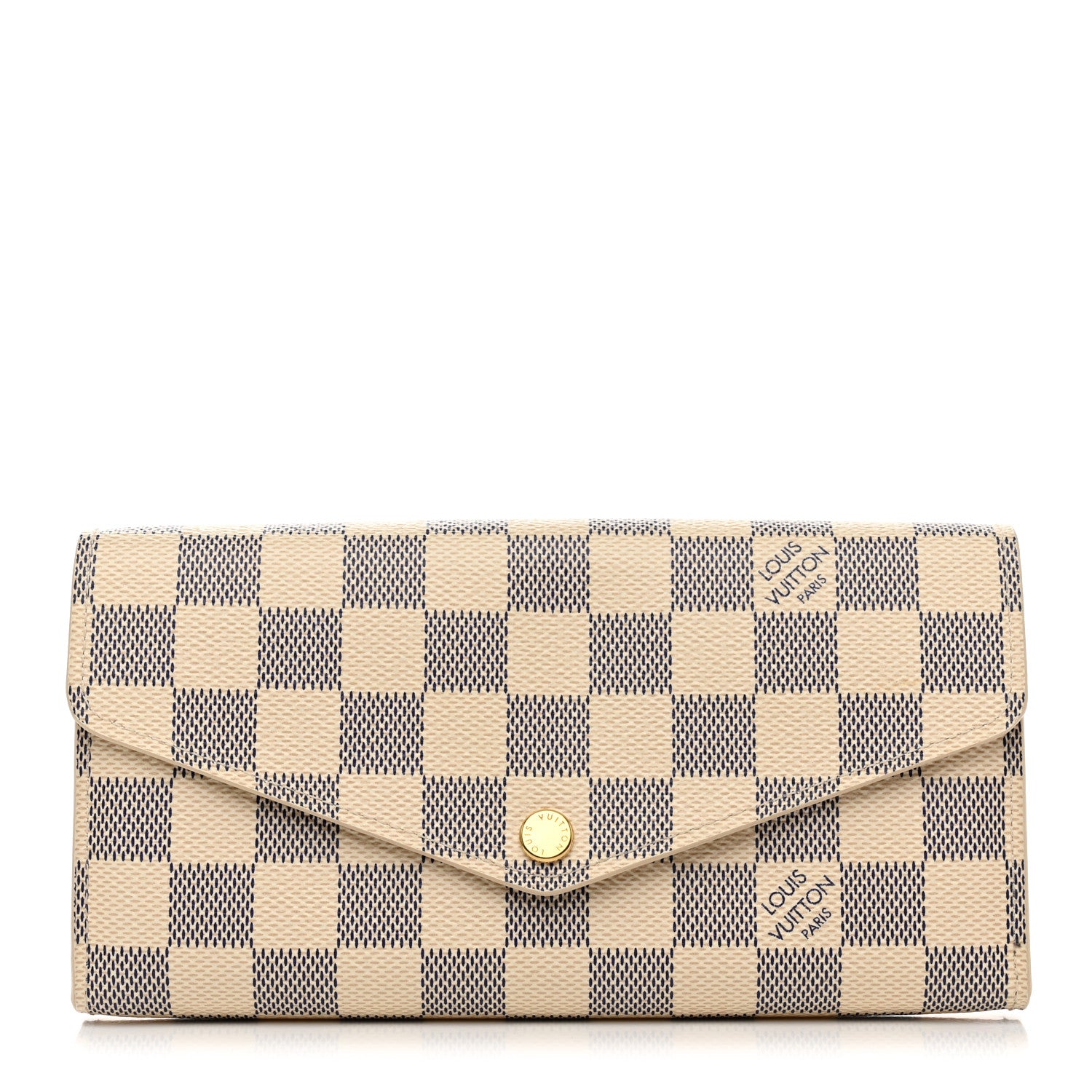 Louis Vuitton Damier Azur Sarah Wallet NM 1 of 12