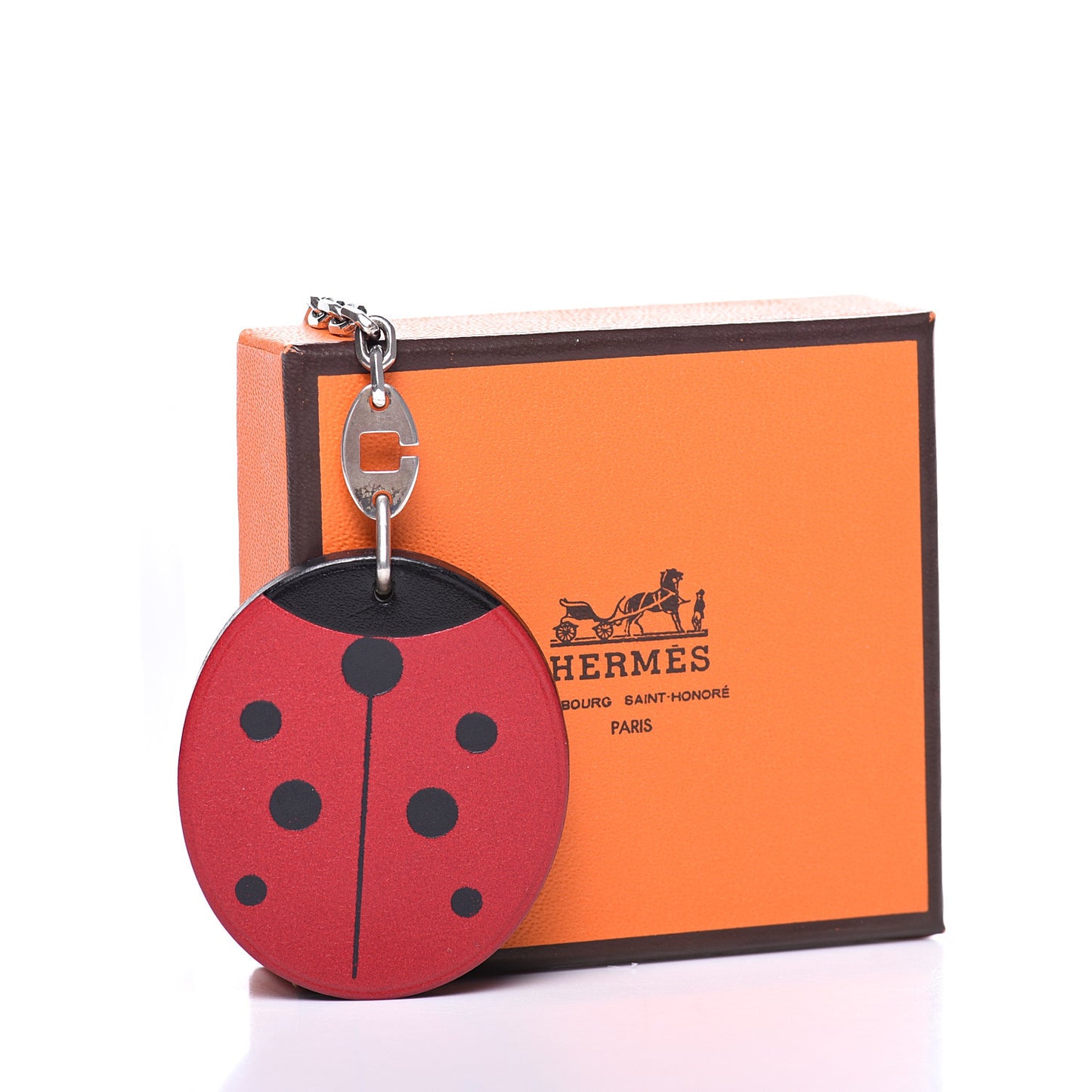 Box Lucky Ladybug Key Ring