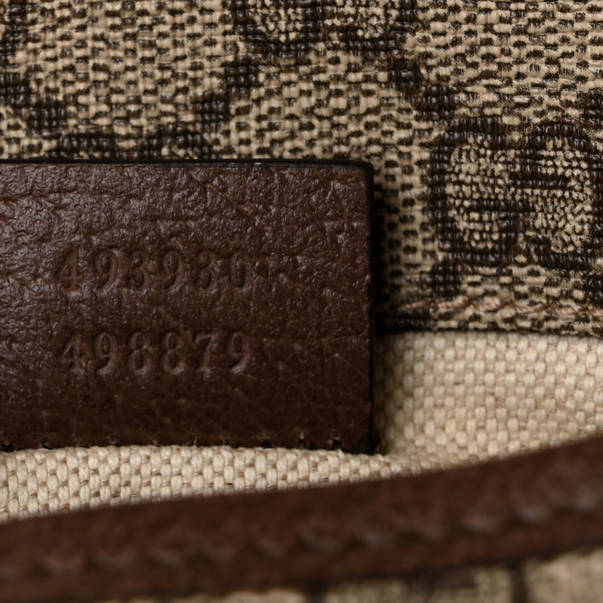 GG Supreme Monogram Neo Vintage Web Belt Bag Brown