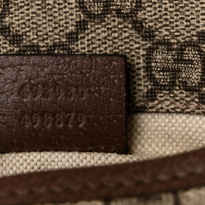 Gucci GG Supreme Monogram Neo Vintage Web Belt Bag Brown 7 of 11