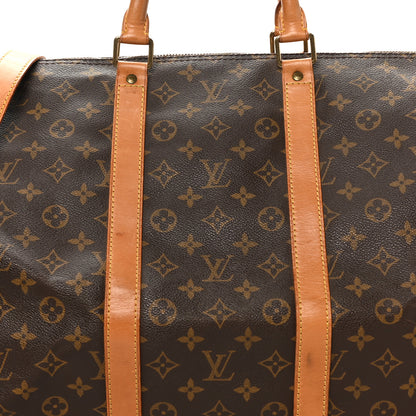 Louis Vuitton Monogram Keepall Bandouliere 55 7 of 12