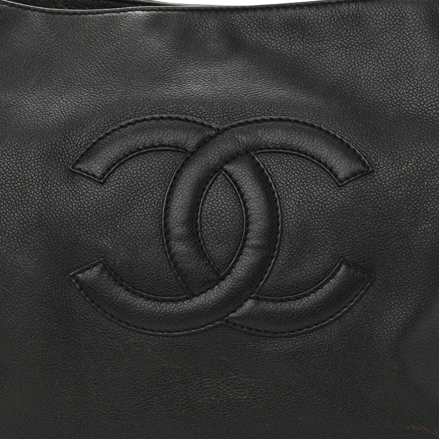 Caviar CC Shoulder Bag Black
