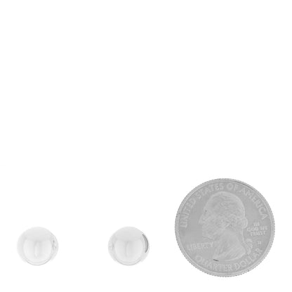 Tiffany Sterling Silver 10mm HardWear Ball Earrings 2 of 7