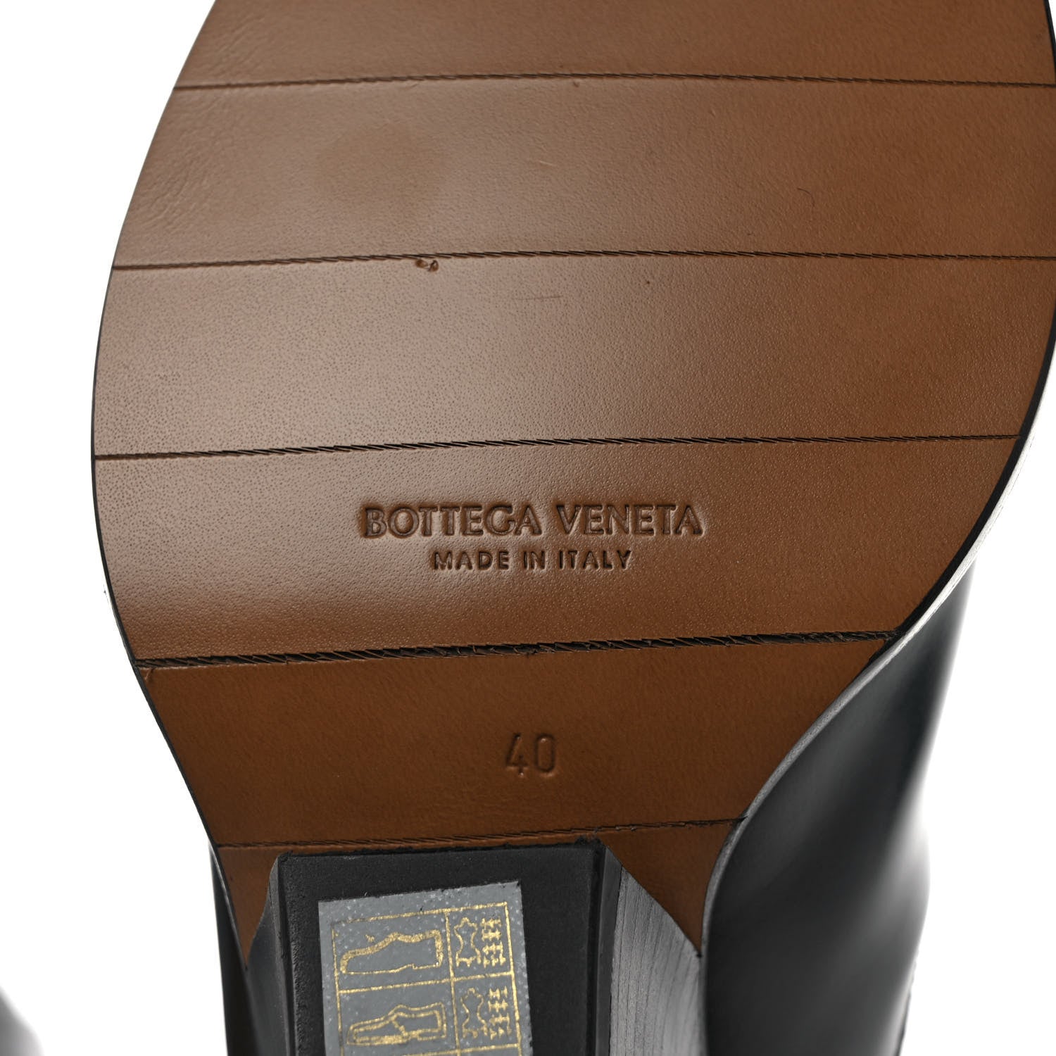 Bottega Veneta Calfskin Lean Boots 40 Black 6 of 7