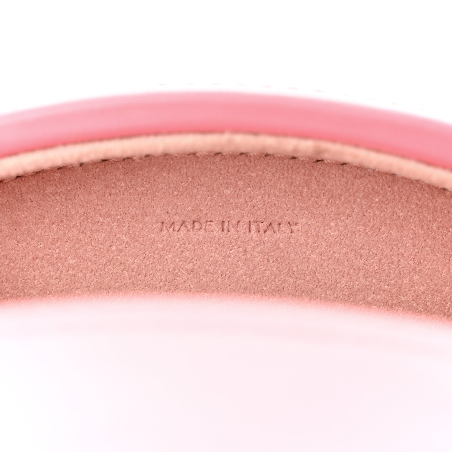 Celine Smooth Calfskin Cuir Triomphe Oval Minaudiere Lipstick 7 of 12