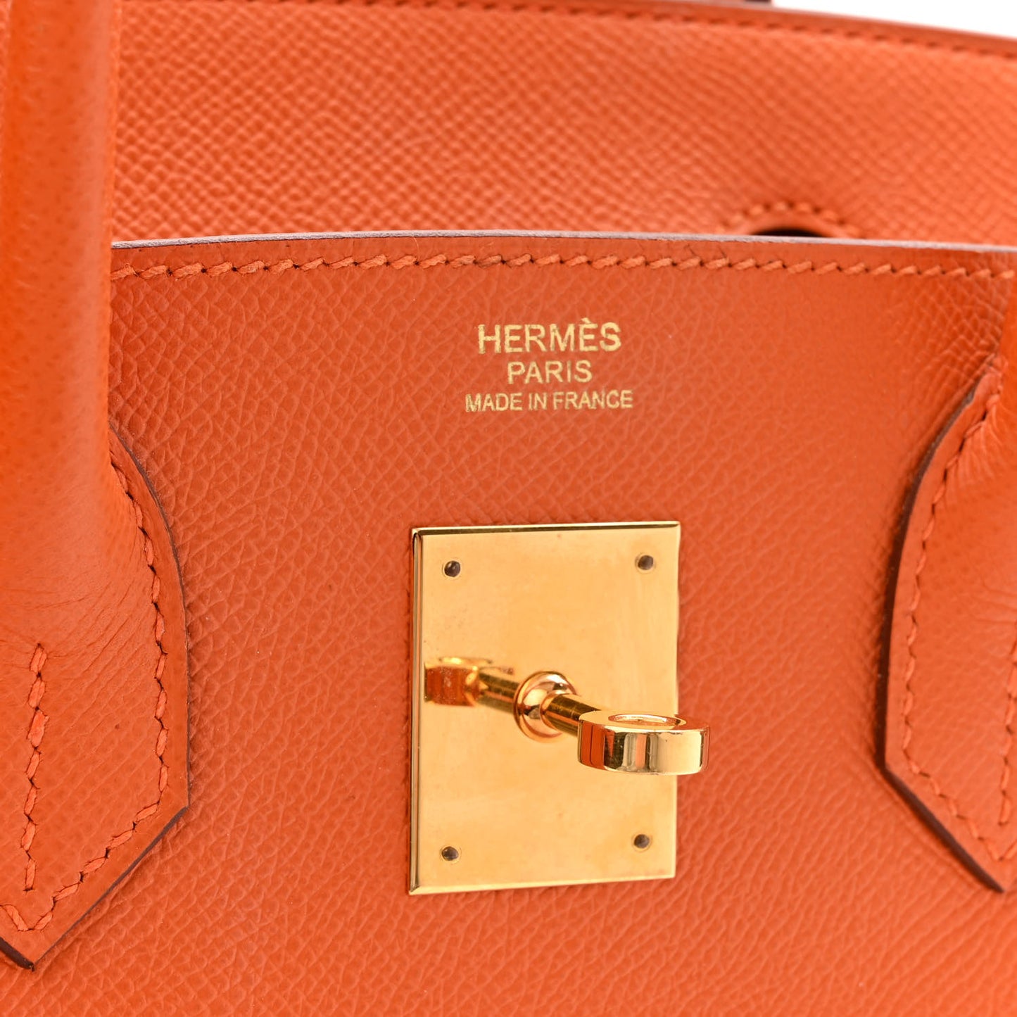 Epsom Birkin 30 Orange