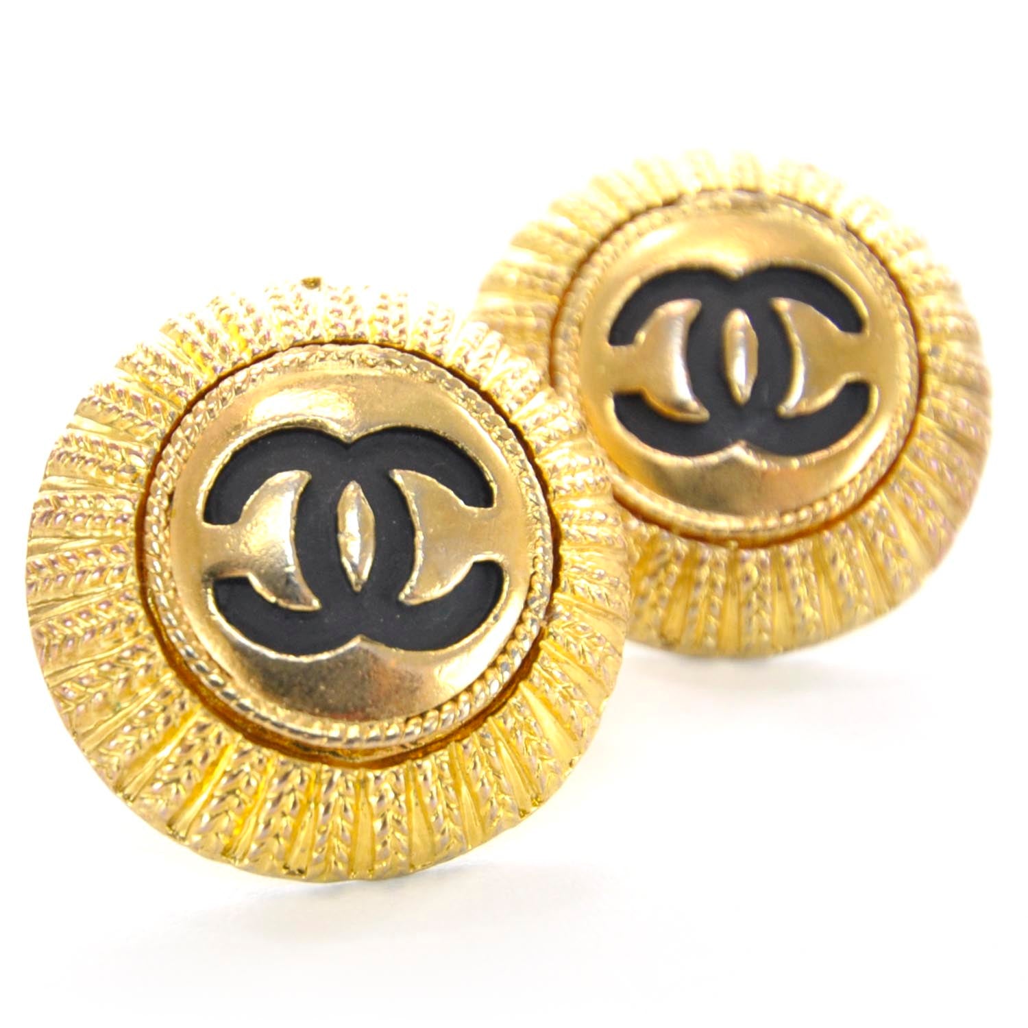 Chanel CC Clip On Earrings 1 of 5