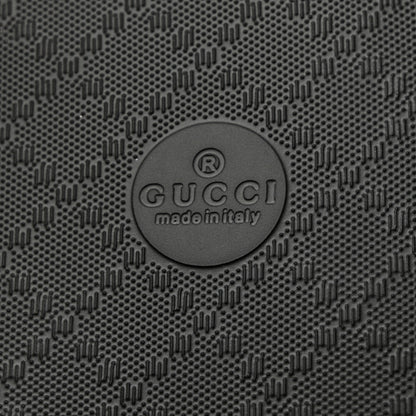 Gucci Nappa Miro Soft Calfskin Womens Interlocking G Slide Sandals 40 Black White 7 of 8