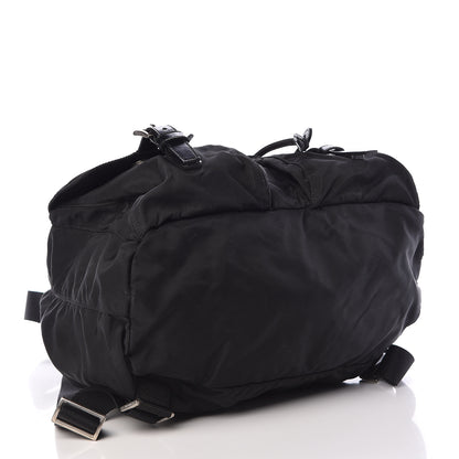 Prada Nylon Vela Medium Backpack Black 4 of 12
