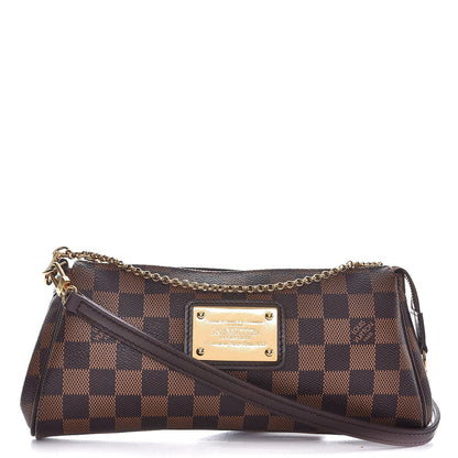 Louis Vuitton Damier Ebene Eva Clutch 1 of 8