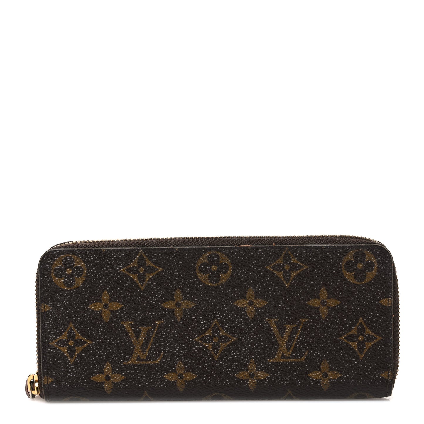 Monogram Clemence Wallet Rose Ballerine