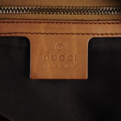 Gucci Calfskin Piston Lock Jackie O Hobo Tan 6 of 11