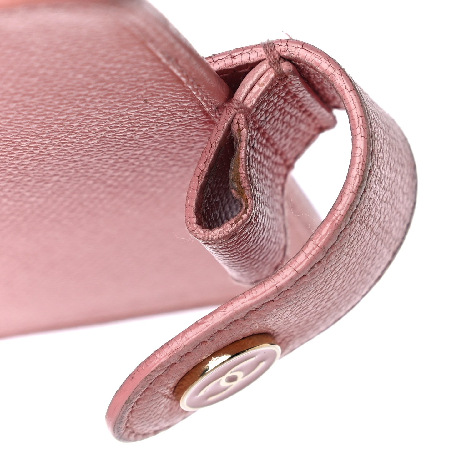 Chanel Grained Calfskin CC Button Pocket Agenda Cover Pink 28 of 28