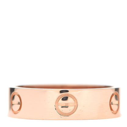 Cartier 18K Pink Gold 5.5mm LOVE Ring 57 8 1 of 5