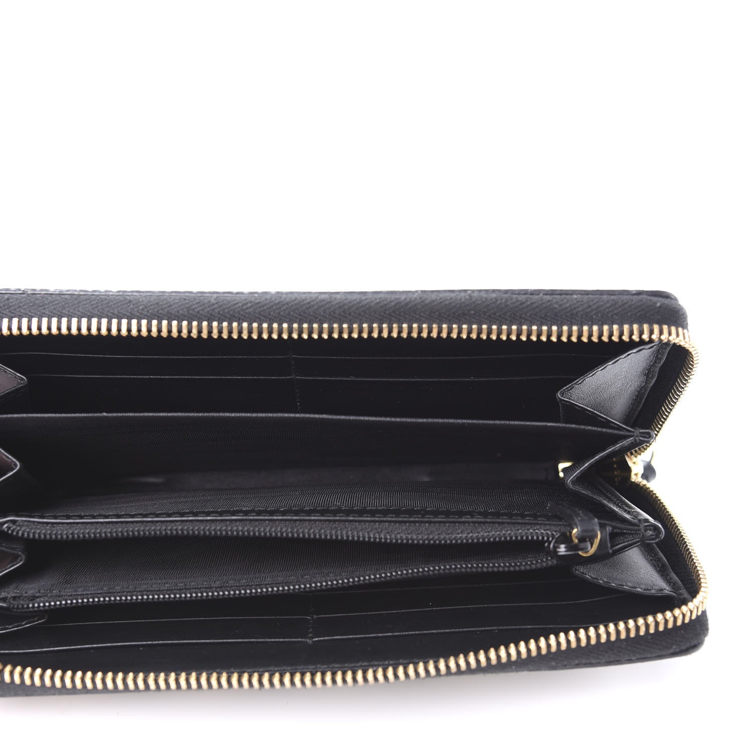 Gucci GG Supreme Monogram Bees Zip Around Wallet 5 of 8