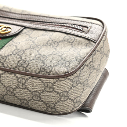 Gucci Soft GG Supreme Monogram Medium Ophidia Belt Bag Dark Brown 11 of 11