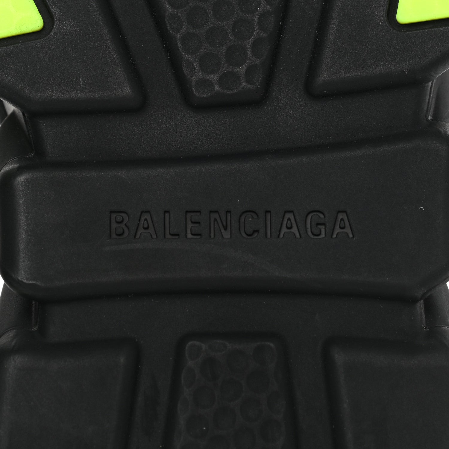 Balenciaga Neoprene Knit Mens Speed Clear Sole Sneakers 41 Black Yellow Fluo 6 of 8