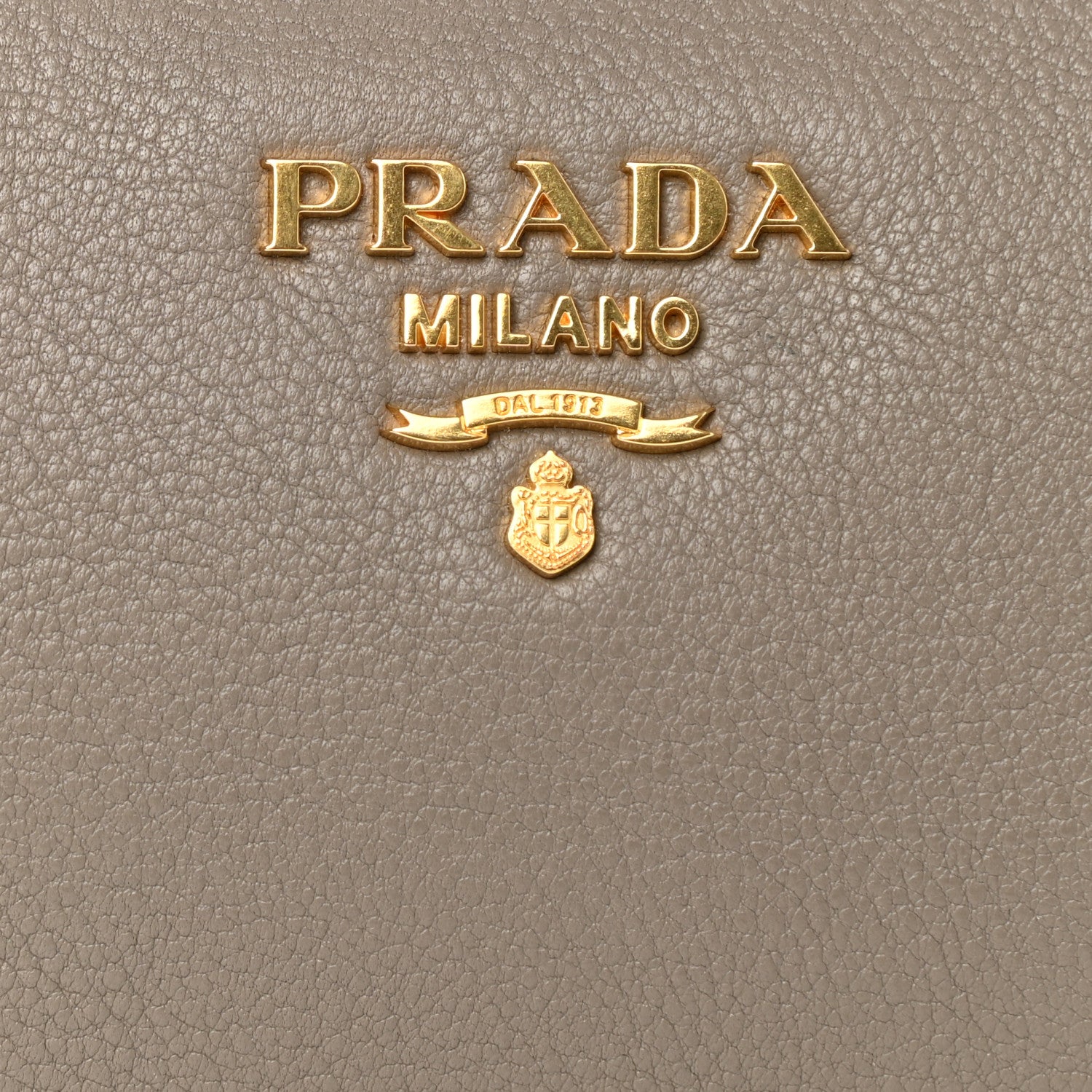 Prada Vitello Daino Cosmetic Pouch Argilla 5 of 9